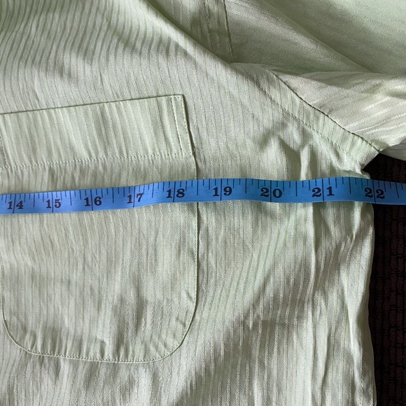 Strauss Long Sleeve Button Down Dress Shirt Size L - Picture 12 of 16